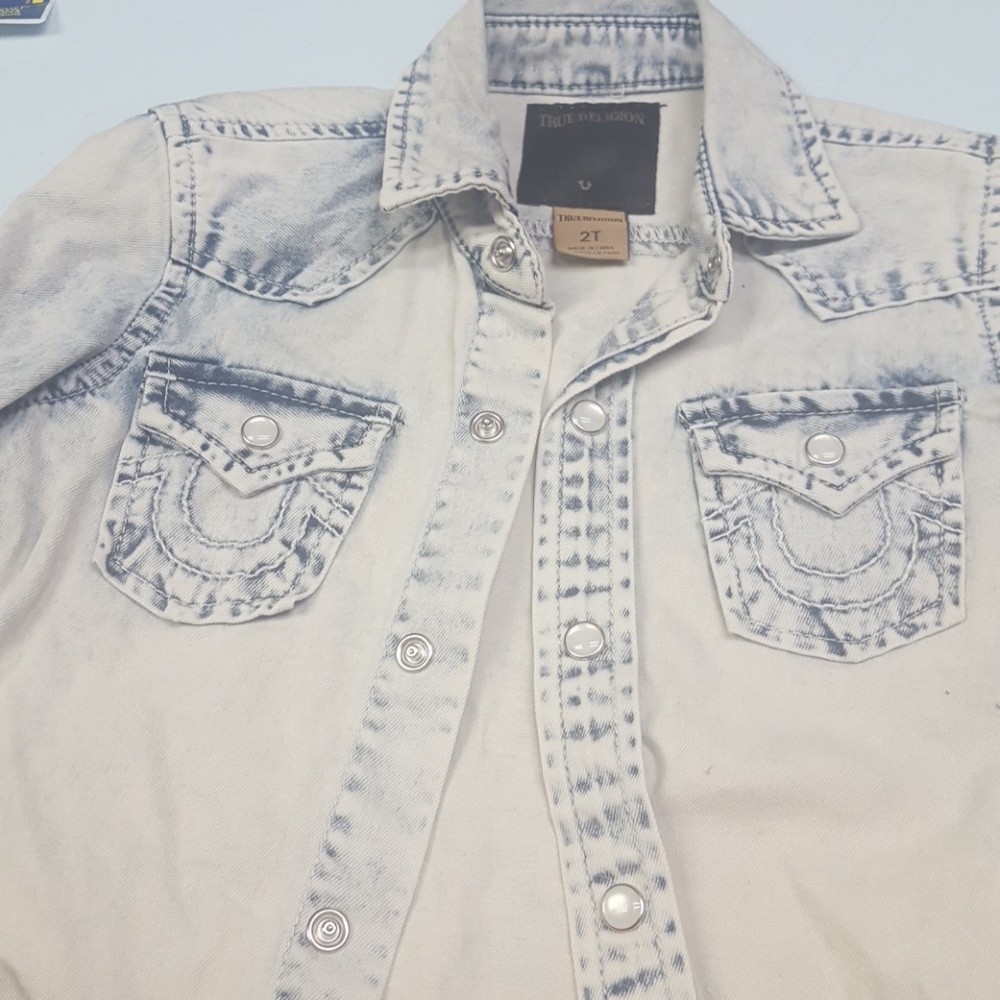 Worn True Religion Denim shirt